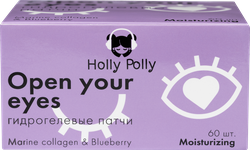Патчи гидрогелевые HOLLY POLLY с морским коллагеном и экстрактом черники, 60шт, изображение