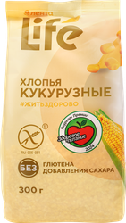 Хлопья кукурузные безглютеновые ЛЕНТА LIFE, 300г, изображение