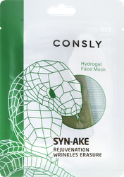 Маска гидрогелевая для лица CONSLY Syn-Ake с пептидом, 20мл, фото