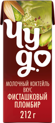 Коктейль молочный ЧУДО Фисташка, пломбир 2%, без змж, 212г, детальное фото
