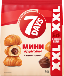 Мини-круассаны 7DAYS с кремом какао, 335г, фотография
