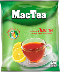 Напиток чайный растворимый MACTEA со вкусом лимона, 20пак, фото