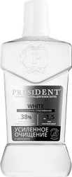 Ополаскиватель PRESIDENT White Ежедневное отбеливание, 400мл, фото
