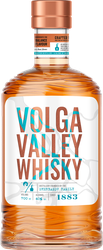 Виски VOLGA VALLEY Российский ординарный купажированный 40%, 0.7л, фото