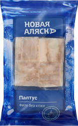 Палтус Синекорый замороженный НОВАЯ АЛЯСКА филе без кожи, 400г, фото