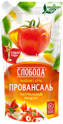Майонез СЛОБОДА Провансаль 67%, 200мл, фотография