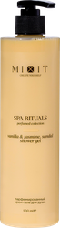Крем-гель для душа MIXIT Spa Rituals c ароматом ванили, жасмина и сандала, 500мл, вид
