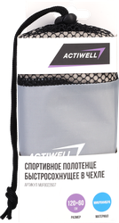 Полотенце спортивное ACTIWELL 60х120см быстросохнущее, в чехле, Арт. MUFB022607, детальное фото