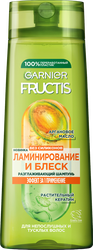 Шампунь FRUCTIS Ламинирование и блеск, 400мл, детальное фото