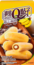Кондитерское изделие QIDEA Моти-ролл со вкусом молочный банан, 150г, фото