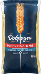 Макароны ДОБРОДЕЯ Penne rigatе №5, группа А высший сорт, 400г, фотография