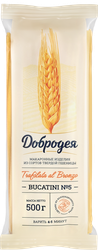 Макароны ДОБРОДЕЯ Bucatini №5 trafilata al bronzo, группа А высший сорт, 500г, вид