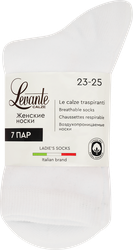 Носки женские LEVANTE р. 23–25, белые, Арт. L0254S, 7пар, изображение