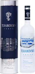 Водка TCHAIKOVSKY 40%, в тубусе, 0.7л, вид