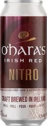 Пиво темное O'HARA'S Irish Red Nitro фильтрованное пастеризованное 4,3%, 0,44л, фотография