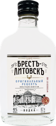 Водка БРЕСТЪ ЛИТОВСКЪ Оригинальный рецептъ 40%, 0.2л, изображение