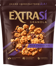 Готовый завтрак EXTRASI Гранола Молочный шоколад, 300г, детальное фото