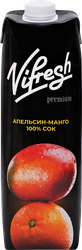 Сок ТМ VIFRESH Апельсин, манго восстановленный, 1л, фото