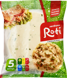 Лепешка РИЗЫК Roti, с зеленым луком, 450г, изображение