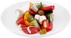 Салат ЛЕНТА FRESH Греческий с орегано, весовой, крупный план