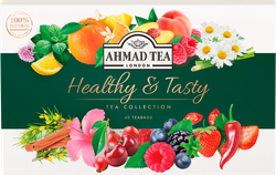 Чай AHMAD TEA Healthy&Tasty Ассорти, 40пак, картинка