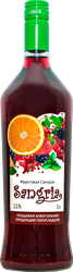 Продукция плодовая алкогольная SANGRIA Фруктовая Сангрия, полусладкая, 1л, крупный план