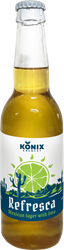 Напиток пивной KONIX BREWERY Рефреска Лайм фильтрованный пастеризованный 4,8%, 0,33л, крупный план