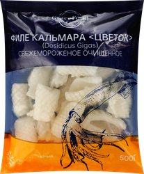 Кальмар GRACE FOOD цветок, 500г, вид