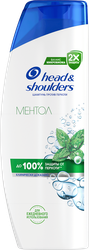 Шампунь HEAD&SHOULDERS Ментол, против перхоти, 360мл, детальное фото