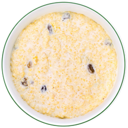 Каша пшенная с изюмом, весовая, картинка