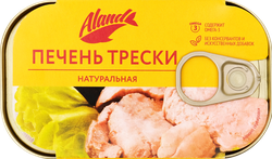 Печень Атлантической трески ALAND, 115г, фотография