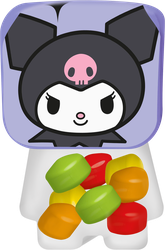 Драже KUROMI My melody со вкусом фруктового ассорти, 7г, крупный план