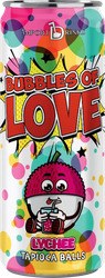 Напиток BUBBLES OFF LOVE Чайный напиток со вкусом личи с желейными шариками негазированный, 0.32л, вид