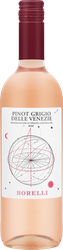 Вино BORELLI Pinot Grigio Delle Venezie розовое полусухое, 0.75л, детальное фото