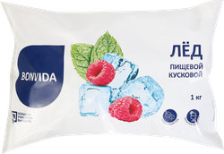 Лед пищевой BONVIDA кусковой, 1кг, фото