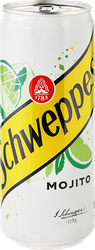 Напиток SCHWEPPES Mojito газированный, 0.33л, фото