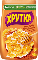 Готовый завтрак ХРУТКА Хлопья кукурузные медовые, 270г, картинка