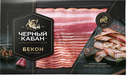 Бекон сырокопченый ЧЕРНЫЙ КАБАН нарезка, 200г, фото
