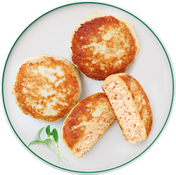 Котлеты куриные ЛЕНТА FRESH, 200г, вид