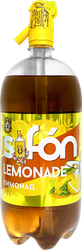 Напиток SIFON Лимонад на ароматизаторах сильногазированный, 1.53л, вид