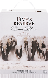 Вино FIVES RESERVE Сhenin Blanc белое сухое, 3л, картинка