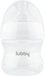 Бутылочка для кормления LUBBY Бионика 120мл с молочной соской и широким горлом, с 0 месяцев, Арт. 34564, фотография
