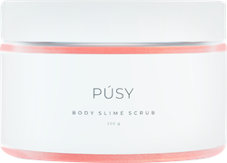 Скраб-слайм для тела PUSY Нежный, 250г, крупный план