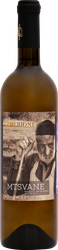 Вино QIMERIONI Мцване ординарное белое сухое, 0.75л, картинка