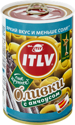Оливки с анчоусом ITLV, 300г, картинка