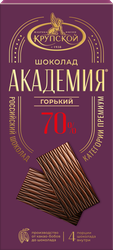 Шоколад горький АКАДЕМИЯ 70%, 88г, изображение