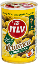 Оливки с лимоном ITLV, 300г, фото