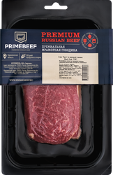 Стейк из мраморной говядины PRIMEBEEF Ранчо, 250г, крупный план