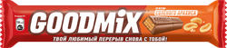 Батончик шоколадный GOODMIX со вкусом арахиса с хрустящей вафлей, 40г, картинка