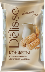 Конфета мультизлаковая DELISSE Топленое молоко, 175г, фотография